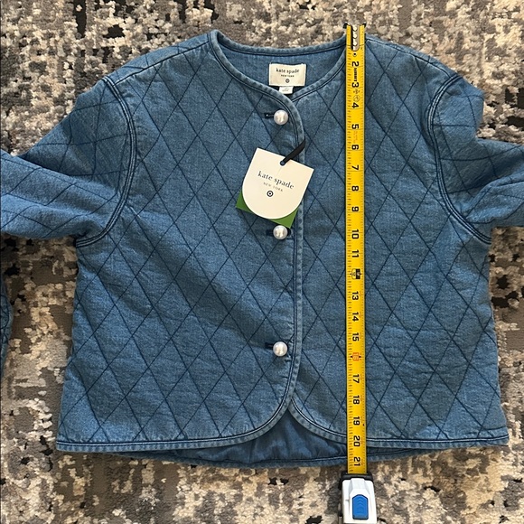 Kate spade ♠️ denim Quilted jacket size XS - Picture 6 of 9